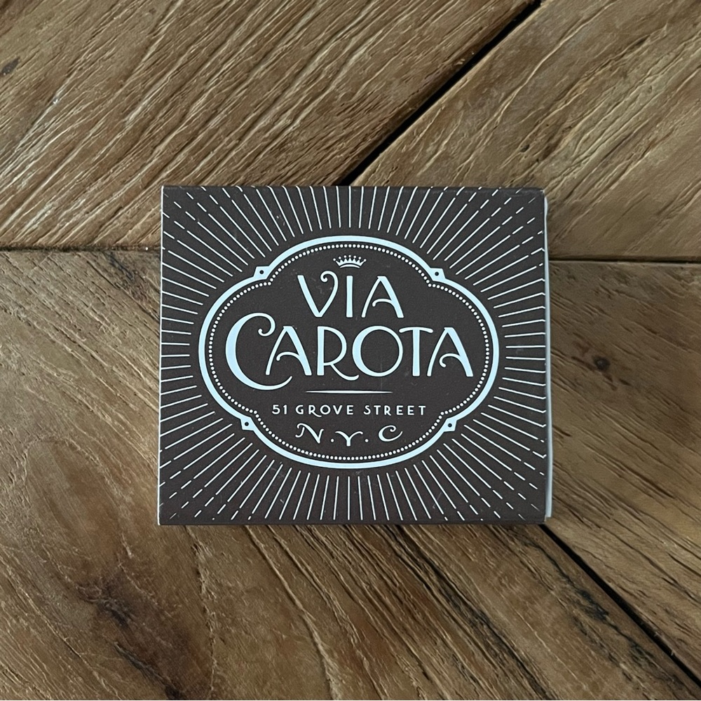 Via Carota Matchbook